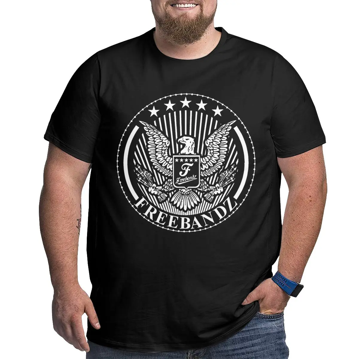 

2022 Freebandz Big Sale T-Shirt 100% Cotton Hip Hop Cool Plus Size Cool TShirt