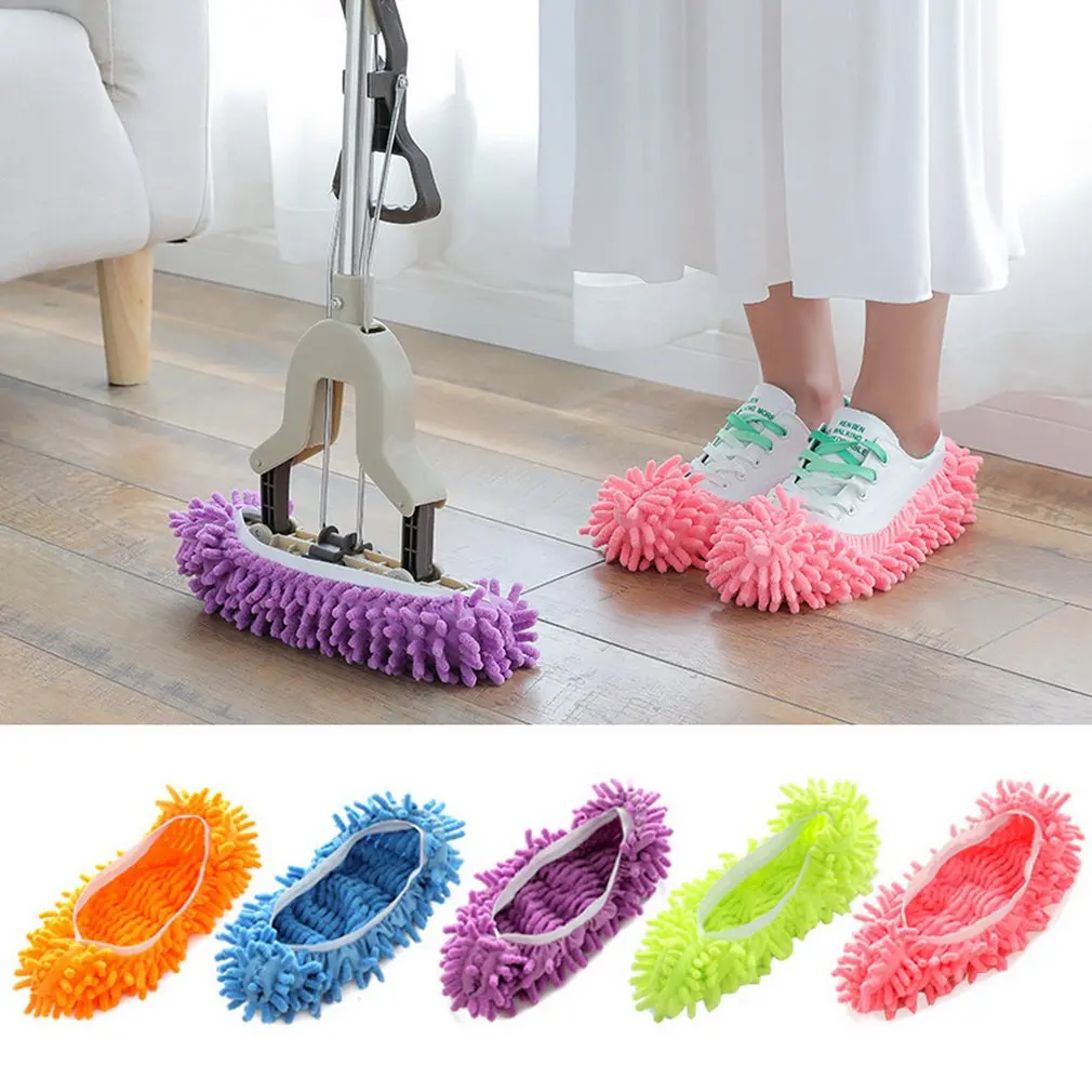 

Multifunction Floor Dust Cleaning Slippers Shoes Lazy Mopping Shoes Home Floor Cleaning Micro Fiber Cleaning Shoes Cover