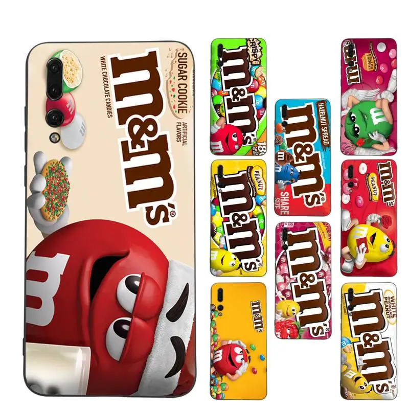 

M&M's Chocolate Phone Case for Huawei P30 40 20 10 8 9 lite pro plus Psmart2019