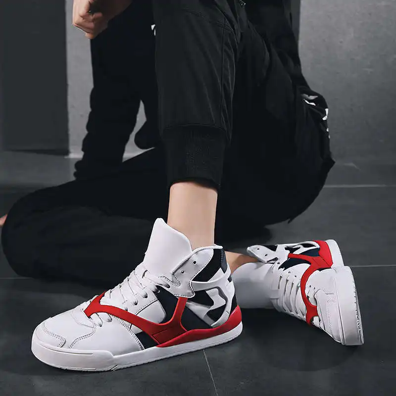 

Luxury Brand Men's Sports Shoes Number 9.5 Sneakers Man Brand Techwear Sport Shoes Men Scarpes Running Man Running Slip Tennis