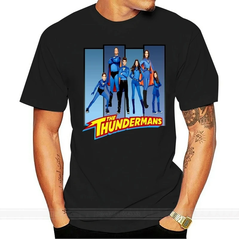 Футболка Limitiert Neu The Thundermans для взрослых и детей малышей Gr? Повседневная футболка