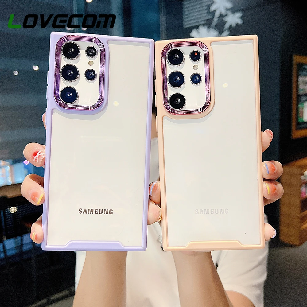 

Металлический чехол с рамкой для телефона Samsung Galaxy A13 A23 A33 A53 5G A12 A52 S21FE S22 Ultra Plus