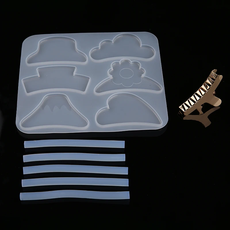 1 Набор сделай сам силиконовые резиновые формы для зажима волос легко