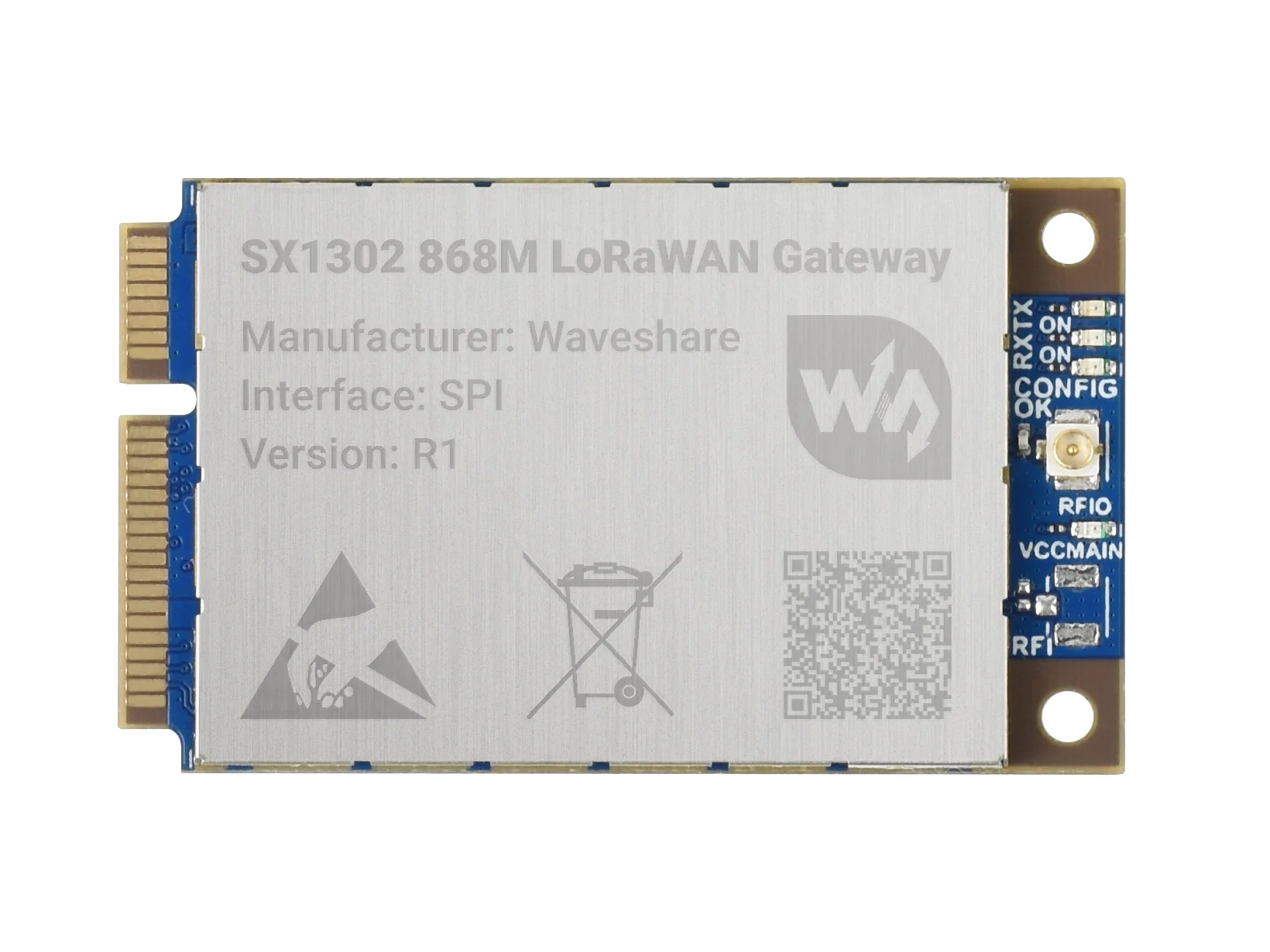   LoRaWAN SX1302 868 ,  EU868,  SX1302,   Mini-PCIe,    LoRaWAN