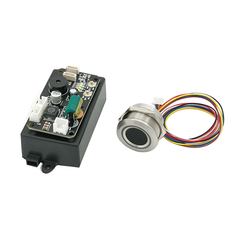 KS220-L + R503 DC30-75V 2 реле комплект деталей платы контроля доступа по отпечаткам