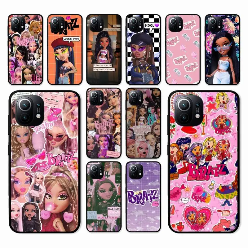 

Lovely Doll Bratz Phone Case For Xiaomi Mi 12s Ultra 11 11x 10t 9 8 Se 12 Note 10 Pro Lite Poco X3 F3 M3 Cover