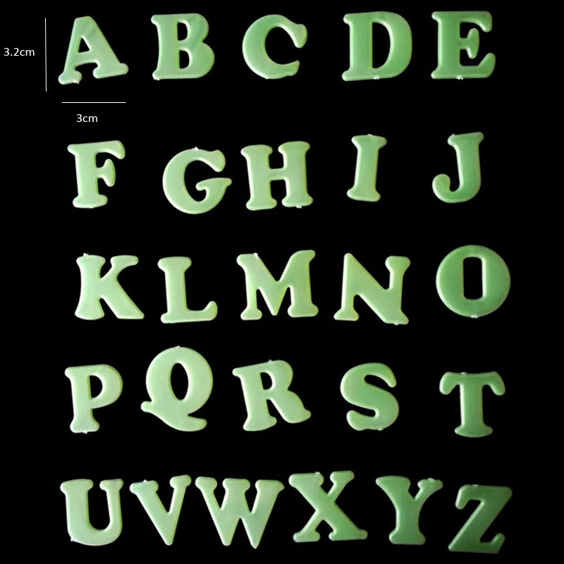 Светящиеся буквы с английским алфавитом 26 дюймов впитывасветильник свет