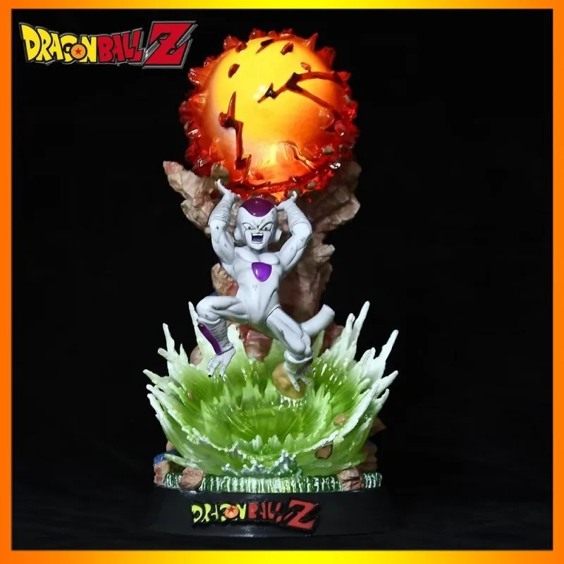 

24-сантиметровый Драконий жемчуг зёздочка, Majin Buu Goku, духовая бомба со светодиодными аниме фигурами, статуэтка, Коллекционная модель, игрушка в подарок