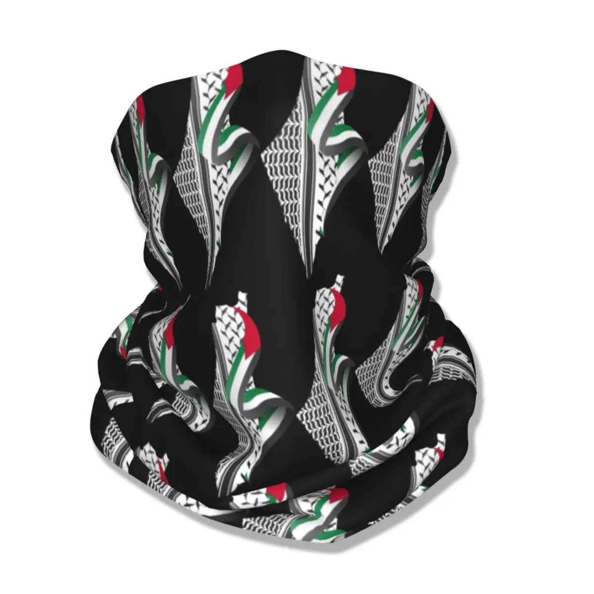 Наклейка-Бандана с принтом карты Палестины наклейка на шею маска-шарф унисекс