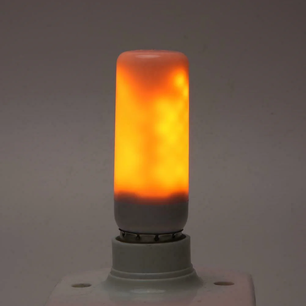 

E27 LED Flame Light Bulb Lamp Light Flickering Light Flame Effect Fire Bulb Lamp Corn Bulb Flickering LED Light Dynamic Flame