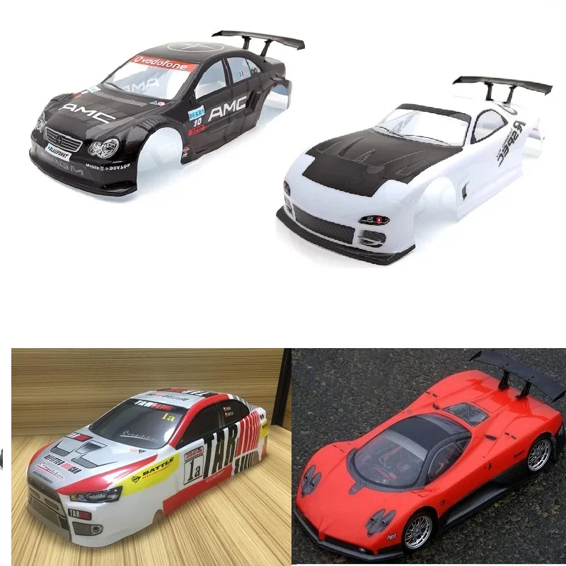 RC 1:10 Flat running On-Road Car Drift Car PVC 190MM/195MM  Body shell For 94122 94123 D3 D4 D5 TT02 CS R31