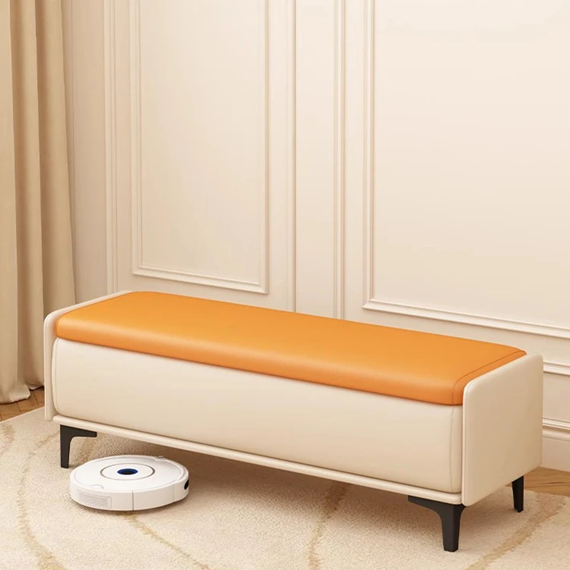 Скамейка для хранения обуви в гостиной Роскошная скамейка скандинавской стол