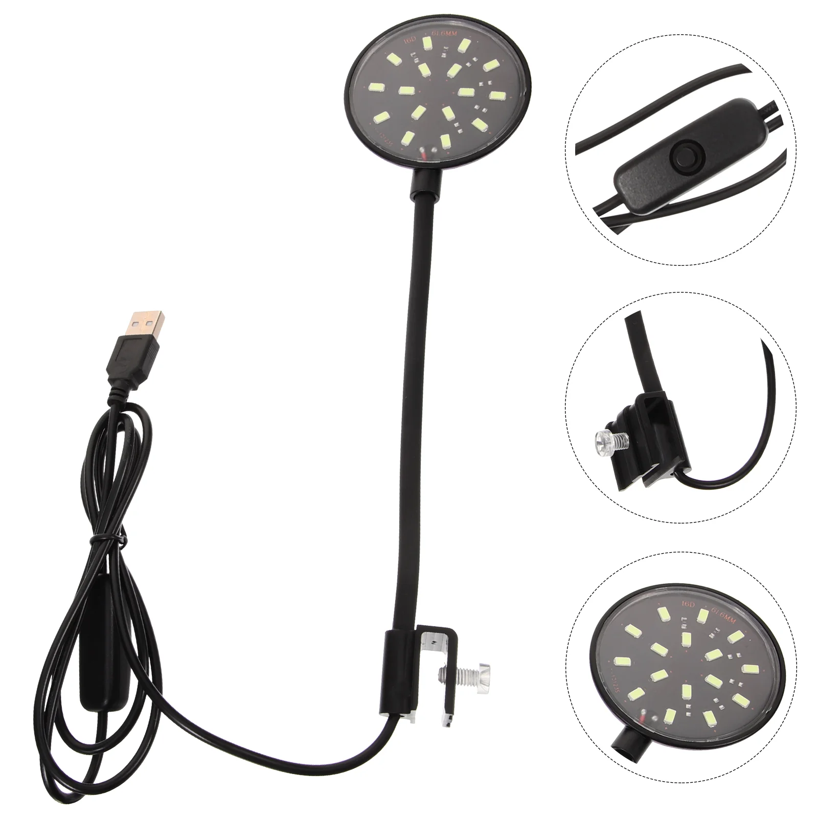 

Aquarium Lamp Small Aquarium Light Clamp-type Fish Tank Lamp Lighting Supply