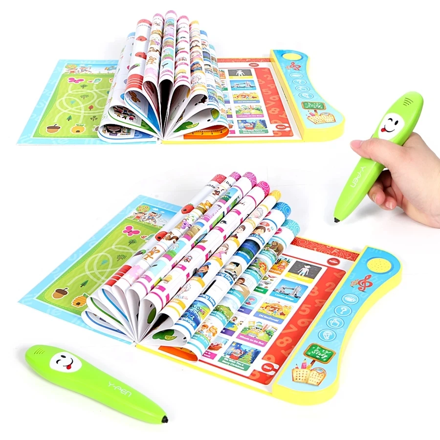 

Electronic y-book with Smart Logic Pen Multifunction Pronunciation Learning Machine for Kid,Early Educational Book Teaching Toys