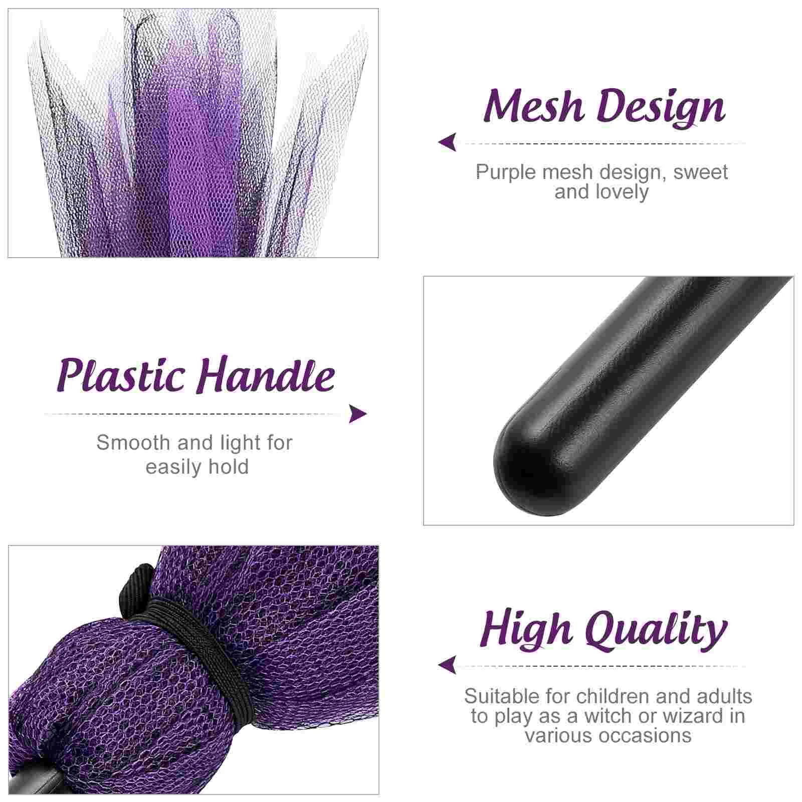 2 шт. Хэллоуин Декор Метла Косплей Вечеринка Подарок Ведьма для Чудо Костюм