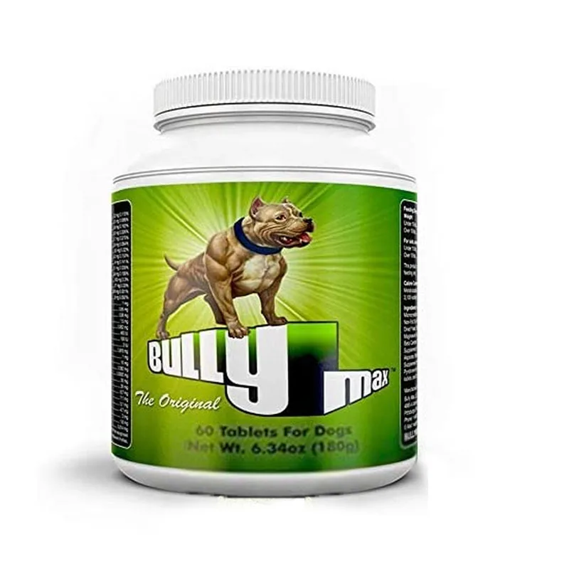 

Bully Max The Ultimate Canine Supplement Muscle Builder Power Boosts Growth for Dogs 60 Tabs