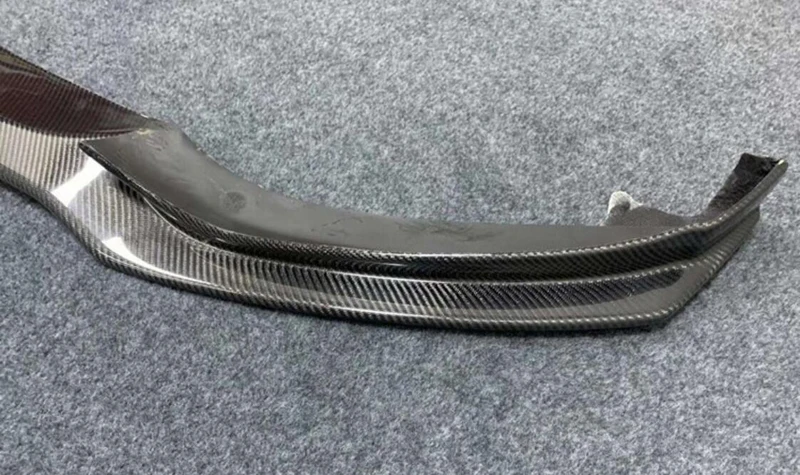 Фото Для BMW F32 F33 F36 14-19 Mtech End.CC Стиль Передний бампер Губа из углеродного волокна №3