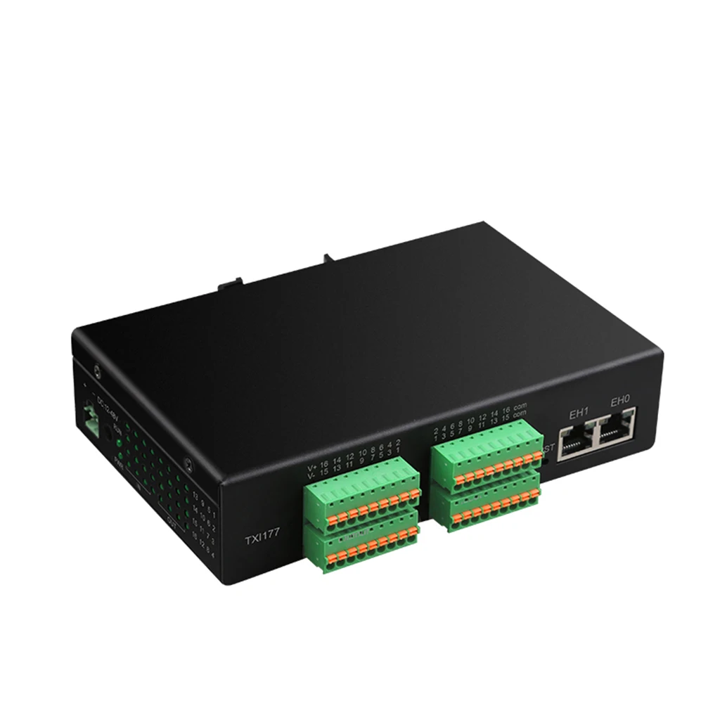 EtherCAT-совместимый Slave IO модуль 16DIO модуль вход NPN опто-изолированный 100 Мбит/с двойной сетевой порт s Поддержка порта каскад RJ45 порт
