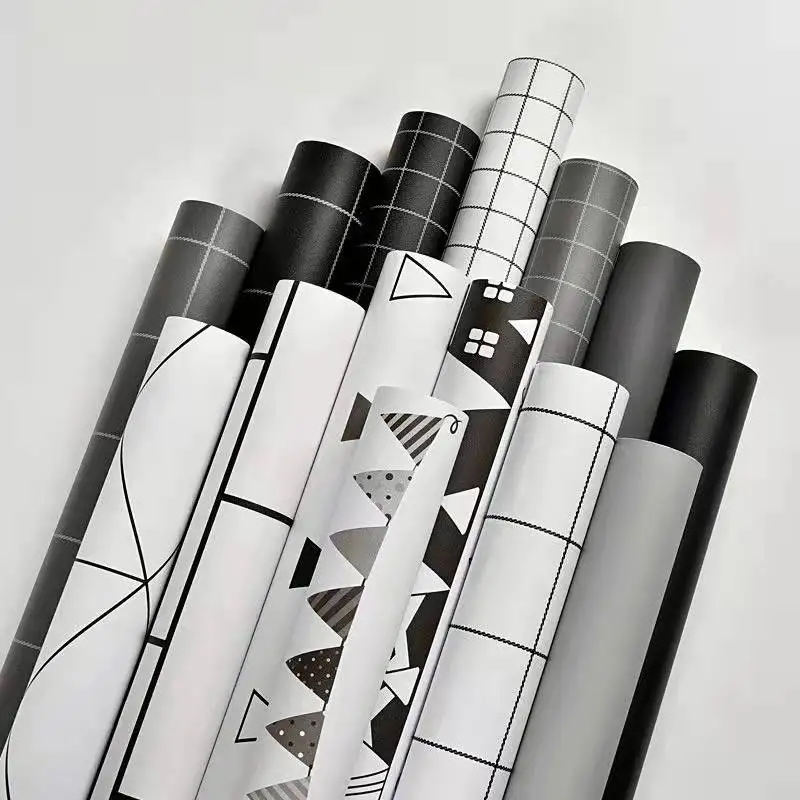 

PVC Vinyl Self Adhesive Wallpaper for Walls In Rolls for Living Room Bedroom Home Decor Decorative Vinyl Waterproof Wallstickers