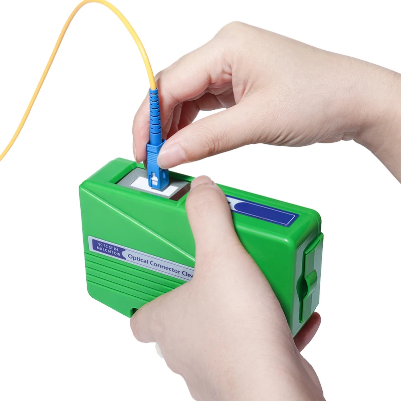 Очиститель оптоволоконных разъемов кассета для очистки оптоволоконного разъема