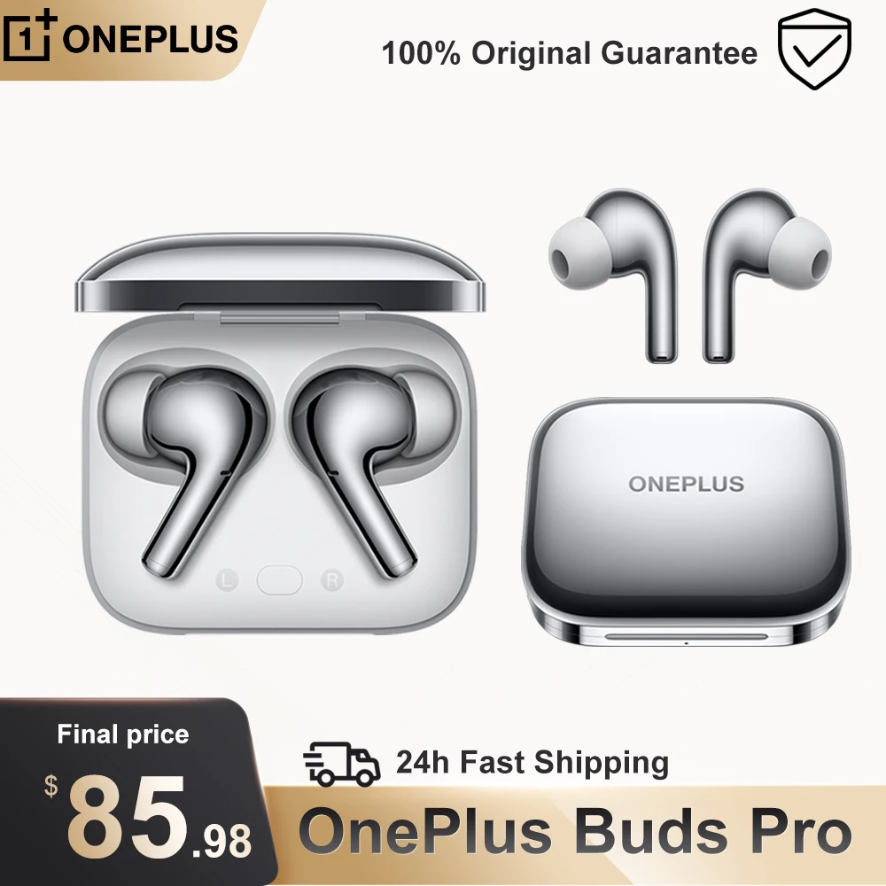  Оригинальные наушники OnePlus Buds Pro TWS Bluetooth, адаптивные Беспроводные наушники с шумоподавлением для Oneplus 10 Pro 9 Pro 9R Nord2 