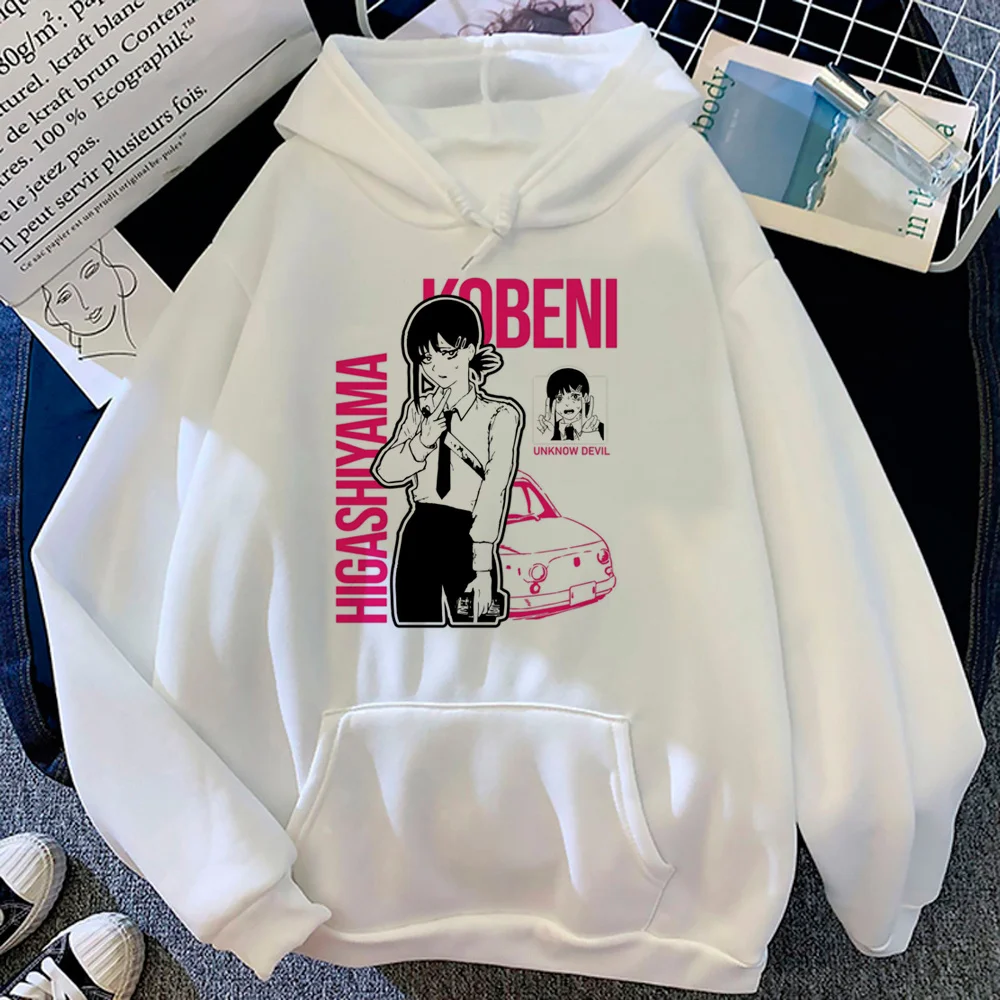 

chainsaw man hoodies women aesthetic Kawaii pulls tracksuit female Korean style clothing