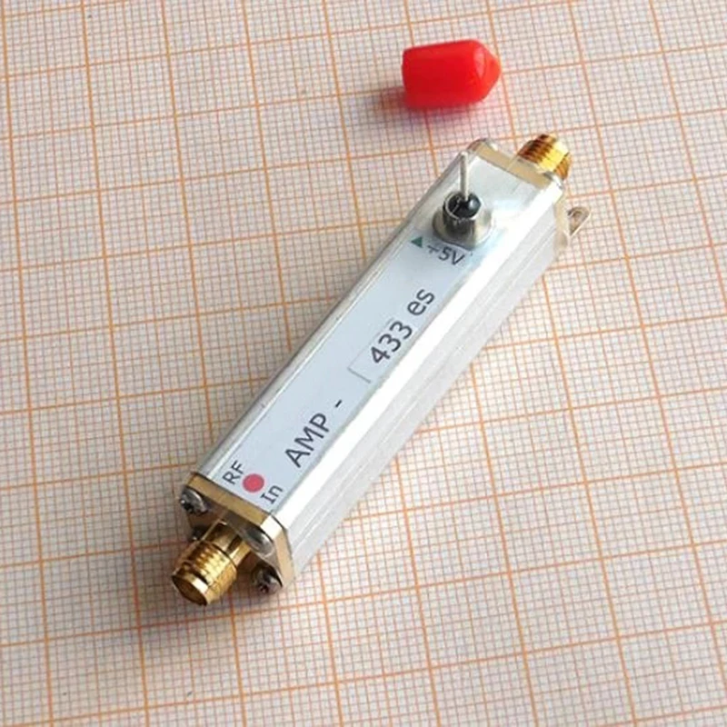 

AMP-433es 433 МГц, низкий уровень шума, усилитель с высоким коэффициентом усиления LNA, Встроенный ограничитель, фильтр пилы