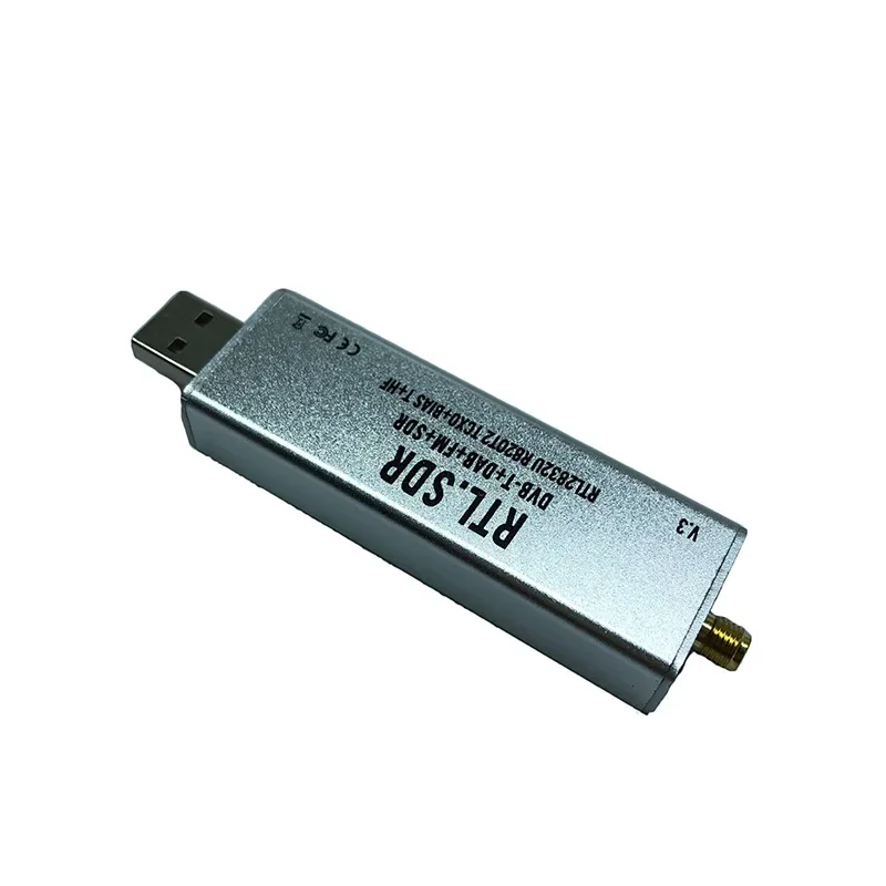 Фото Серебряный приемник SDR TCXO Температурная компенсация Высокая стабильность Полнодиапазонный программный приемник Авиационный диапазон ADSB №2