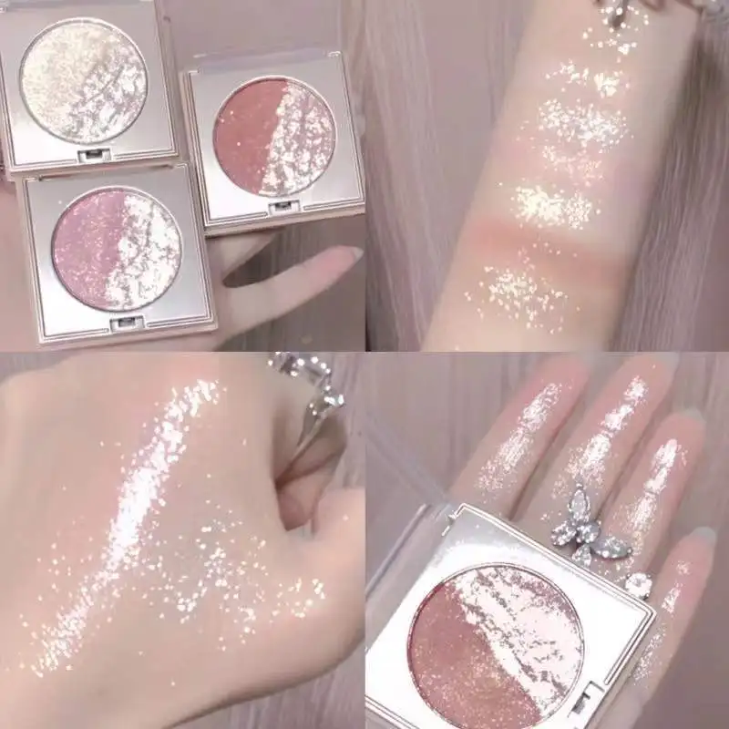 

Makeup Waterproof Shimmer Palette Matte Monochrome Eyeshadow Pigmented Glitter Eyeshadow Brighten Eyes