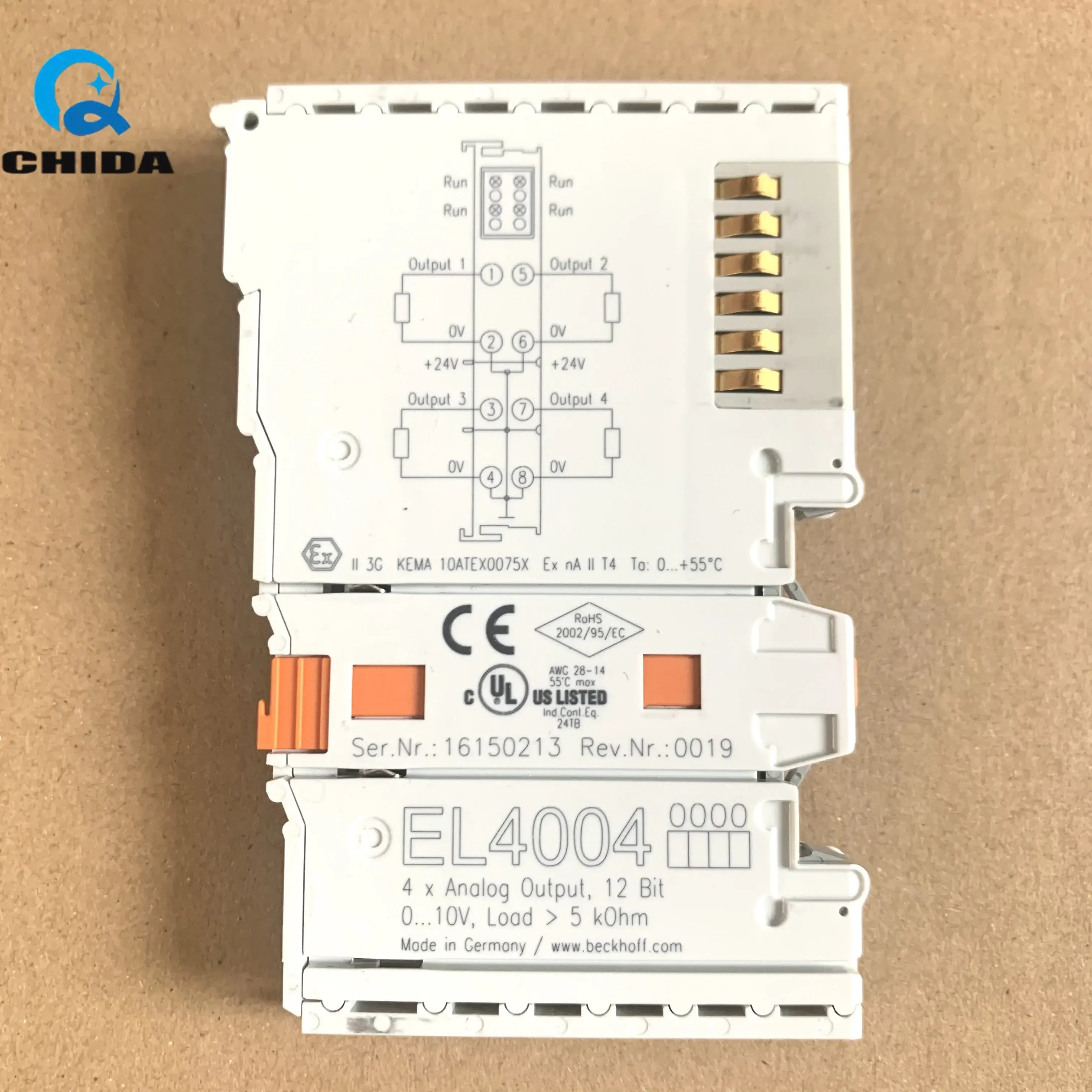 Фото Модуль цифрового ввода CHIDA Beckhoff EL1918 EtherCAT, 8 каналов, 24 В постоянного тока №2