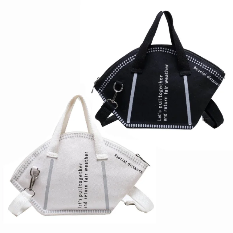 

Mini Mask Bag With Shoulder Strap Ladies Shopping Bags Unique Design Trendy Female Bags Money Storage Tote Size Small Size L