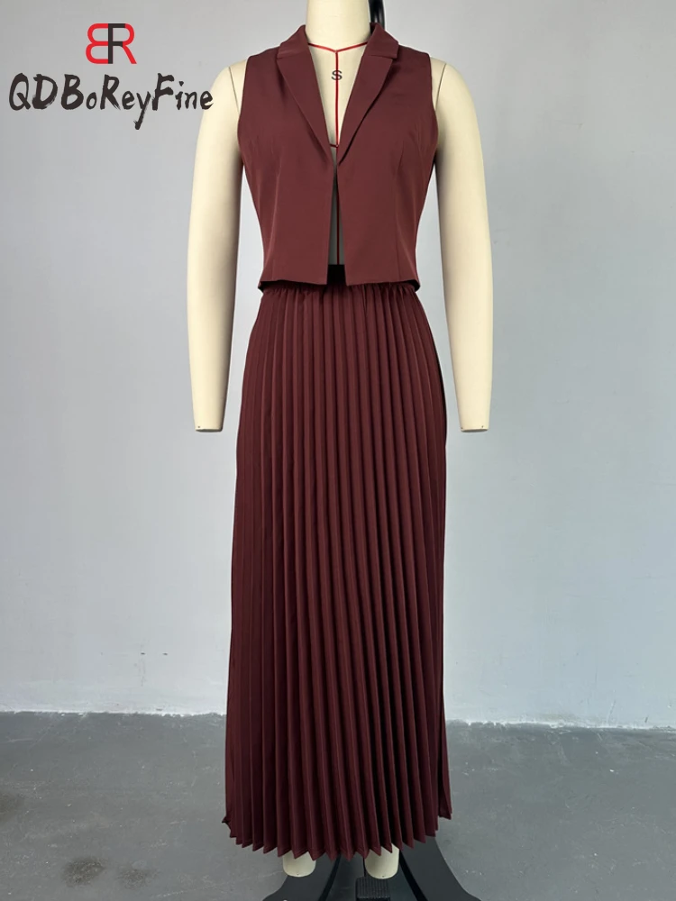 Женский офисный комплект из двух предметов элегантный трапециевидный Топ без