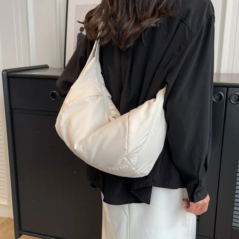 

Casual Women Shoulder Messenger Bags Autumn Winter New Korean Canvas Fashion Female Crossbody Bag for Girl 2023 Cloth Handbags
