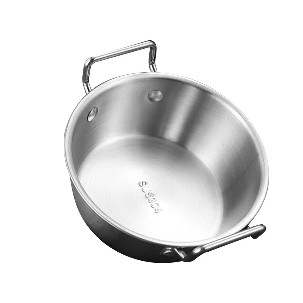

Stainless Steel Bowl with Handle French Fries Basket Fruit Salad Bowl Home Snack Basket