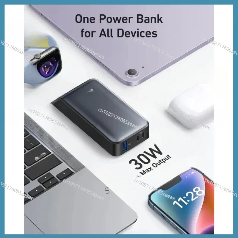 Для 12 13 14 15 Pro Max PlusAndroid Anker 533 Power Bank 30 Вт Быстрая зарядка 9800 мАч Экранный монитор