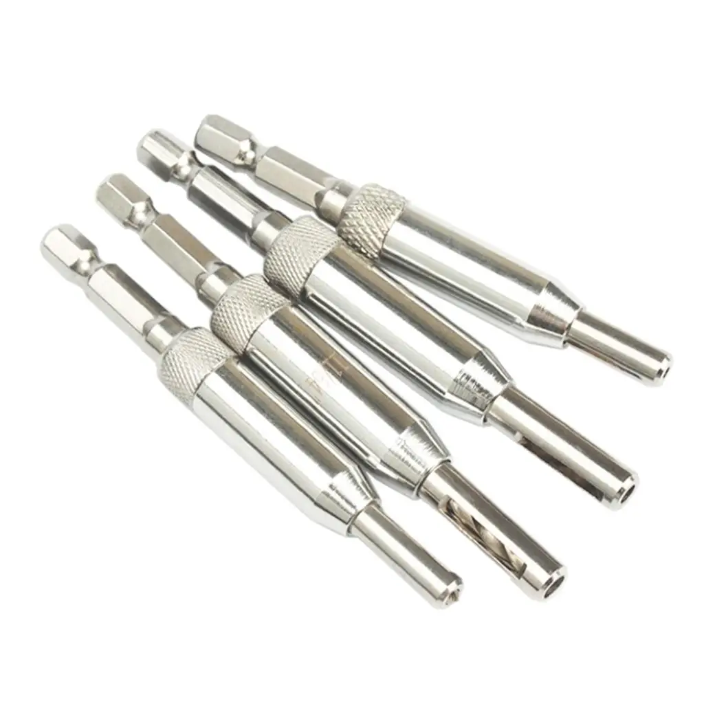

4 pics/set Center Drill Doors Self Centering Hinge Core Drill Bits