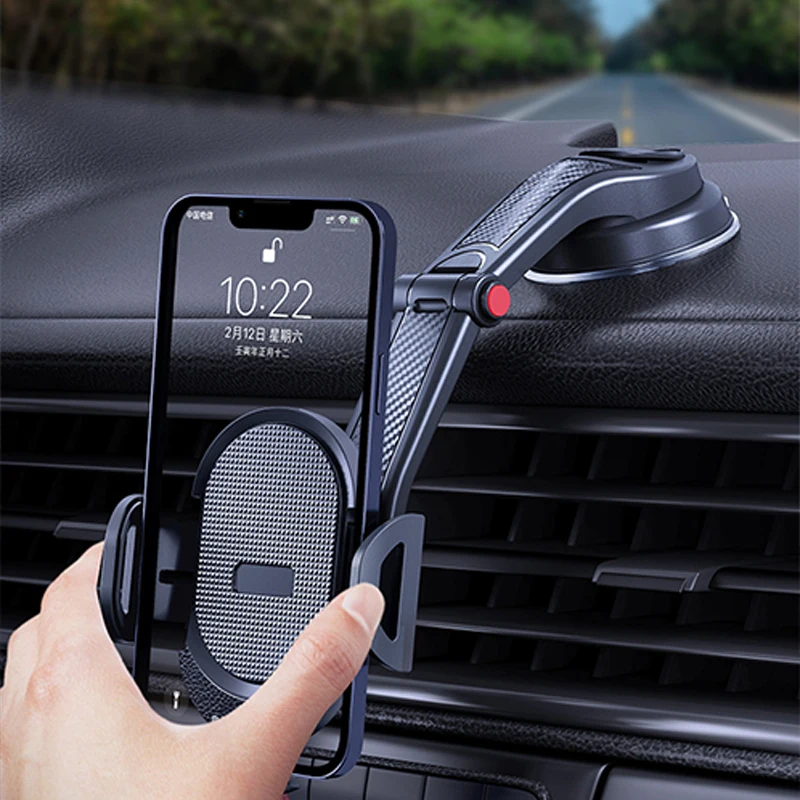 

2023 Universal Sucker Car Phone Holder 360° Windshield Car Dashboard Mobile Cell Support Bracket For Iphone Samsung Smartphones