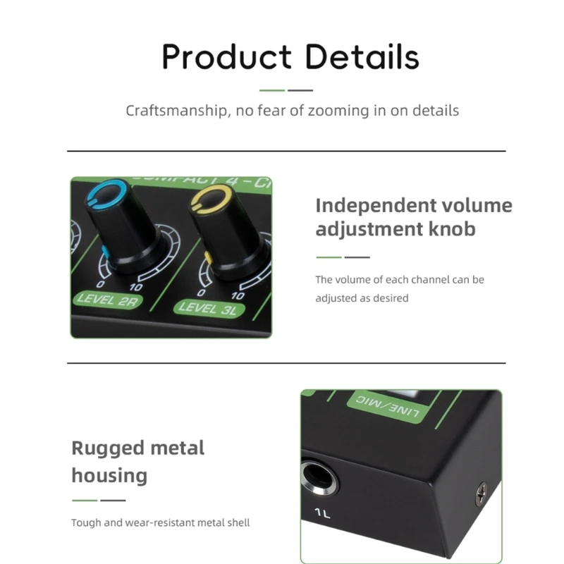 Профессиональный звуковой микшер для домашних студий и профессионального