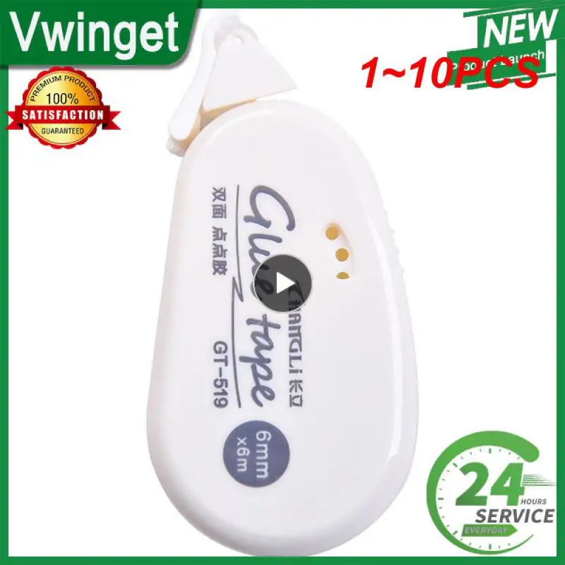 

1~10PCS 6m*6mm Double Sided Adhesive Tape DIY Scrapbooking Collage Photo Album School Stationery Supplies Roller Tape