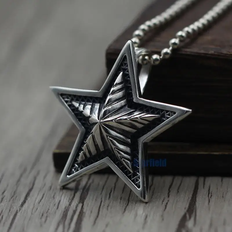 

Cube Sanderson Nava Huayu Wu Yifan Pendant Pendant 925 Sterling Silver Five - Pointed Pendant