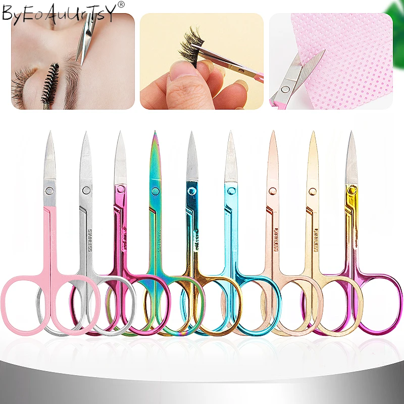 1Pc Eyebrow Scissors Stainless Steel Nail Tools Eyebrow Nose