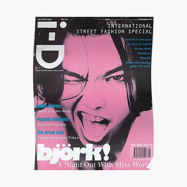Настенный плакат Bjork с художественной печатью, декор для комнаты, фотообои, смешное домашнее винтажное украшение без рамки