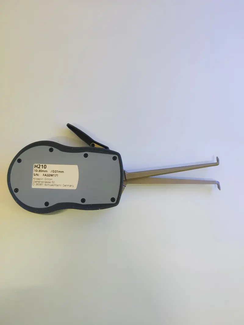 Фото Новый карточный калибратор KROEPLIN H210 10-30 мм, указательный, для внутренних измерений, 1 шт. №4