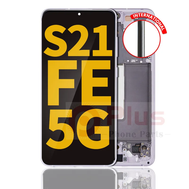 

OLED Display With Frame Replacement For Samsung Galaxy S21 FE 5G (G990B\/F) (International Version) (Refurbished) (Lavender)