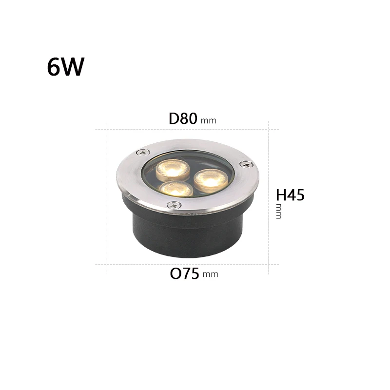 

Подземный светодиодный светильник Zhengde lighting 6Вт/10Вт/12Вт