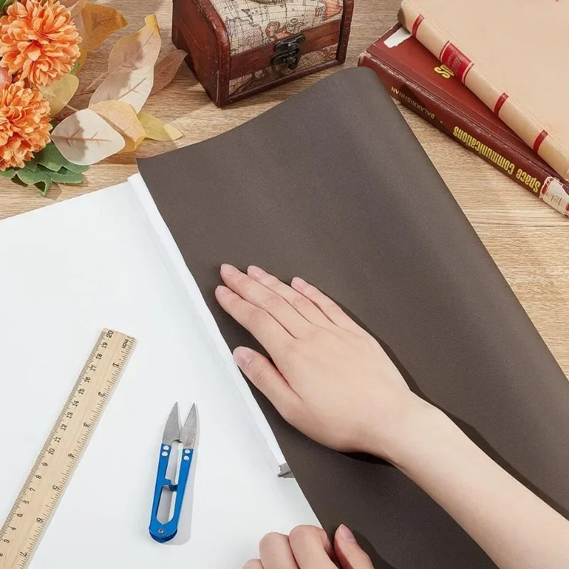 Холщовая ткань обложка для книги папка переплета 47 2x16 9 см коричневый