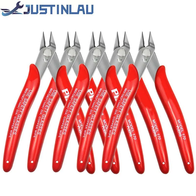 Синий/красный 170 кусачки для проволоки DIY Триммер диагональная боковая резка