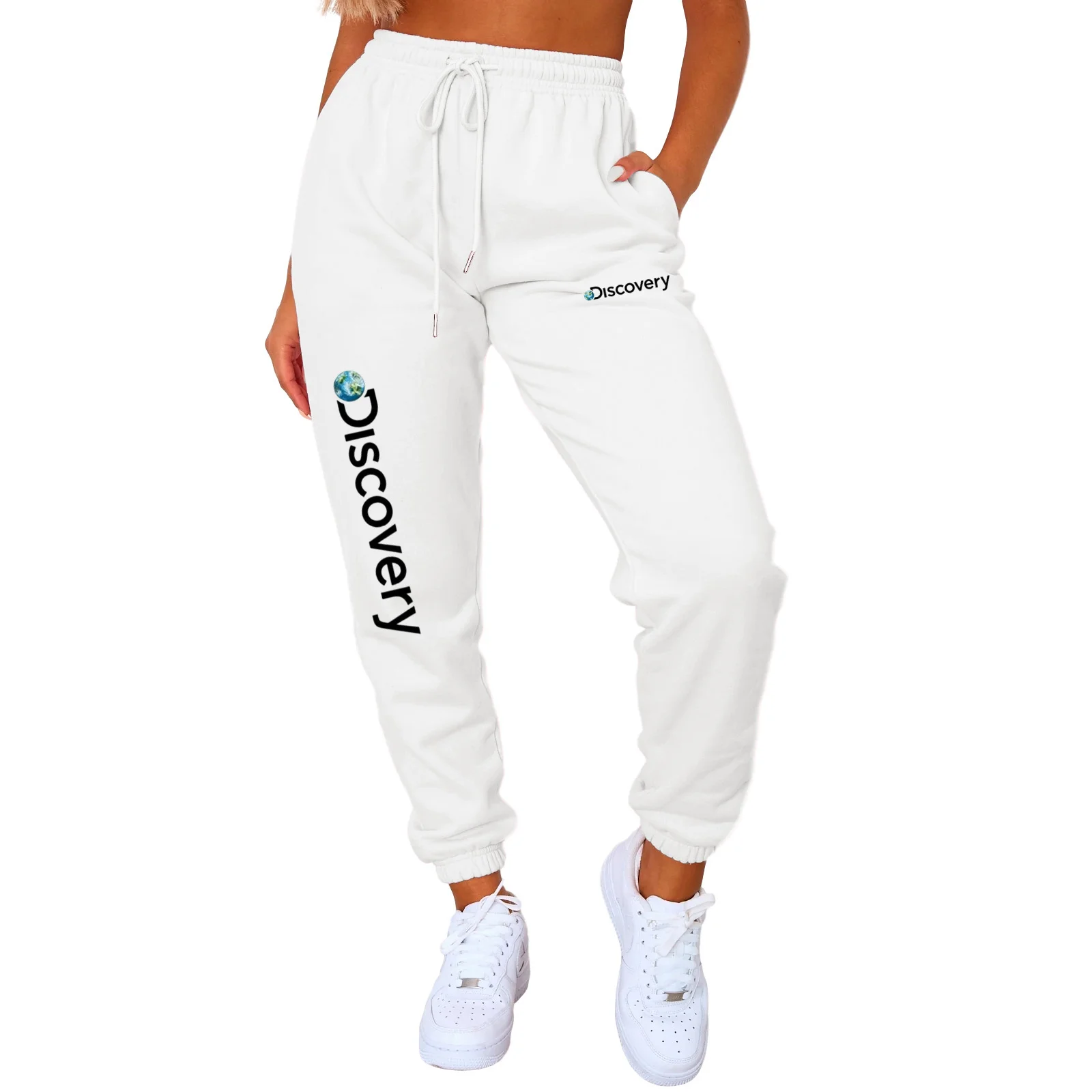

Discovery New Casual Loose Sweatpants Small Feet Jogging Pants Men Women's Solid Pants Harajuku Street Wear Pants