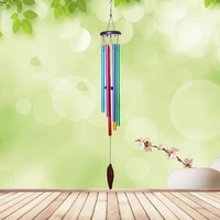 tubes wind chimes home wall hanging decoration colourful aluminum windchime yard patio room decor aesthetic best gift for friend