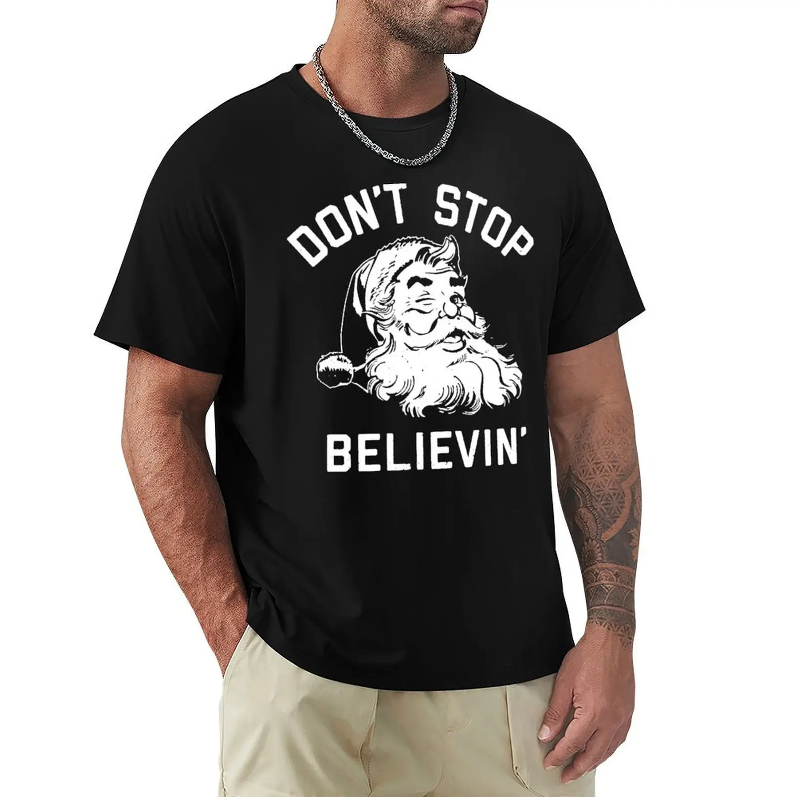 Уродливые праздничные свитера-не остановить верить Санта-Клаус Рождество 2021